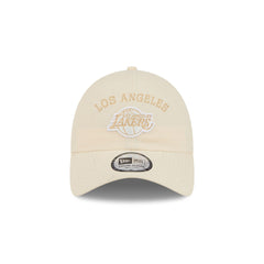 Los Angeles Lakers Team Logo Cream Casual Classic Adjustable Hat
