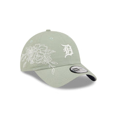 Detroit Tigers Stitched Flowers Casual Classic Adjustable Hat