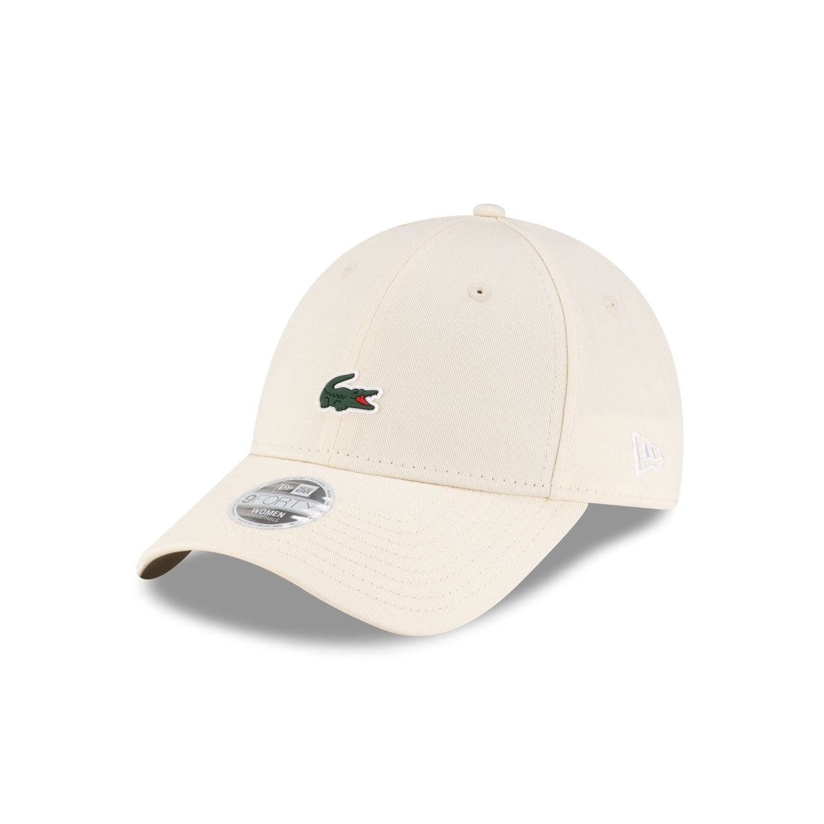 New Era Cap x Lacoste Cream Women's 9FORTY Adjustable Hat