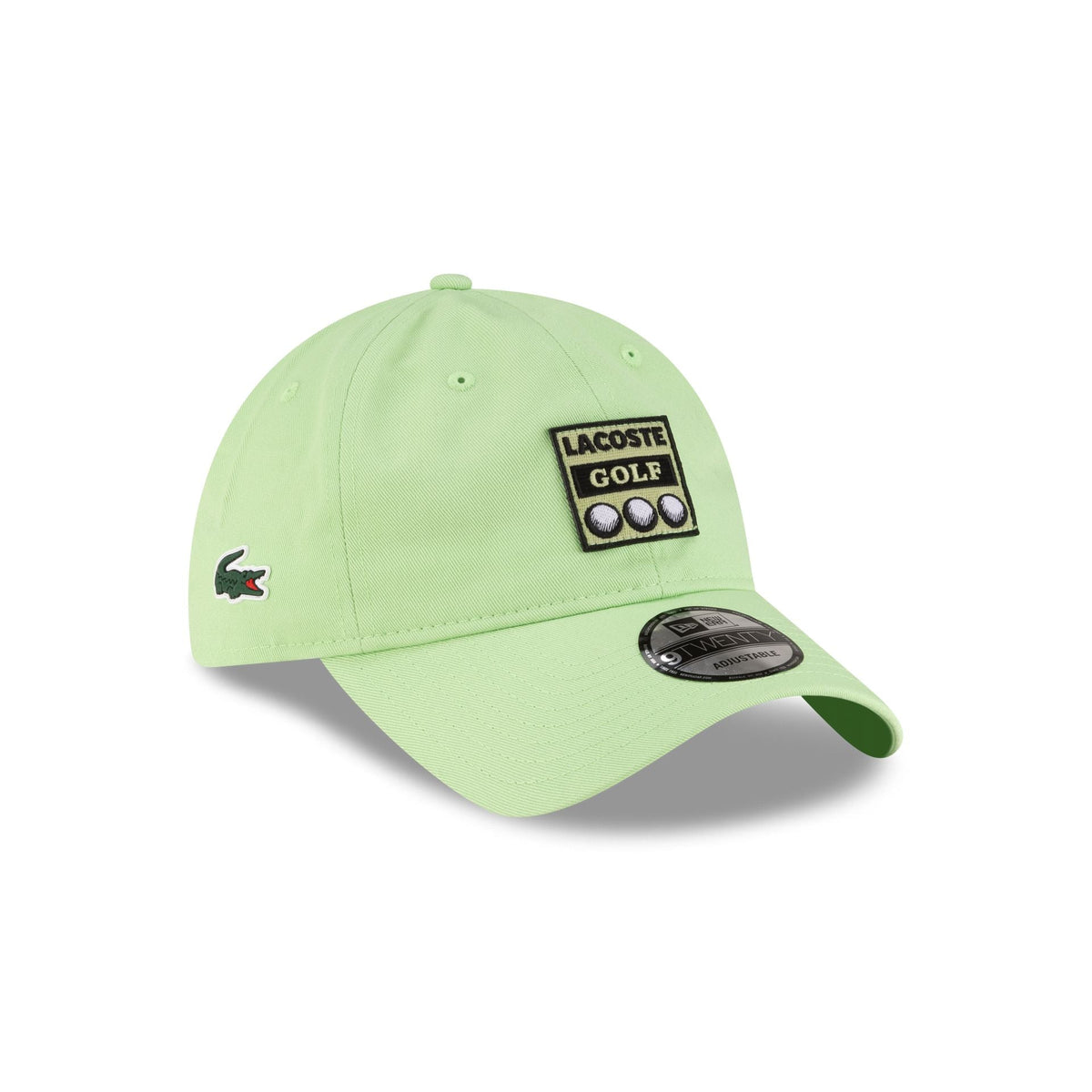 New Era Cap x Lacoste Ball Bright Green 9TWENTY Adjustable Hat
