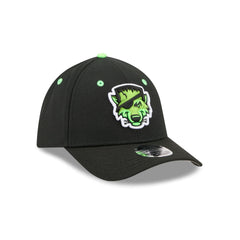 Erie SeaWolves Theme Night Black Neon 39THIRTY M-Crown Stretch Fit Hat