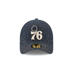 Philadelphia 76ers Denim 59FORTY A-Frame Fitted Hat