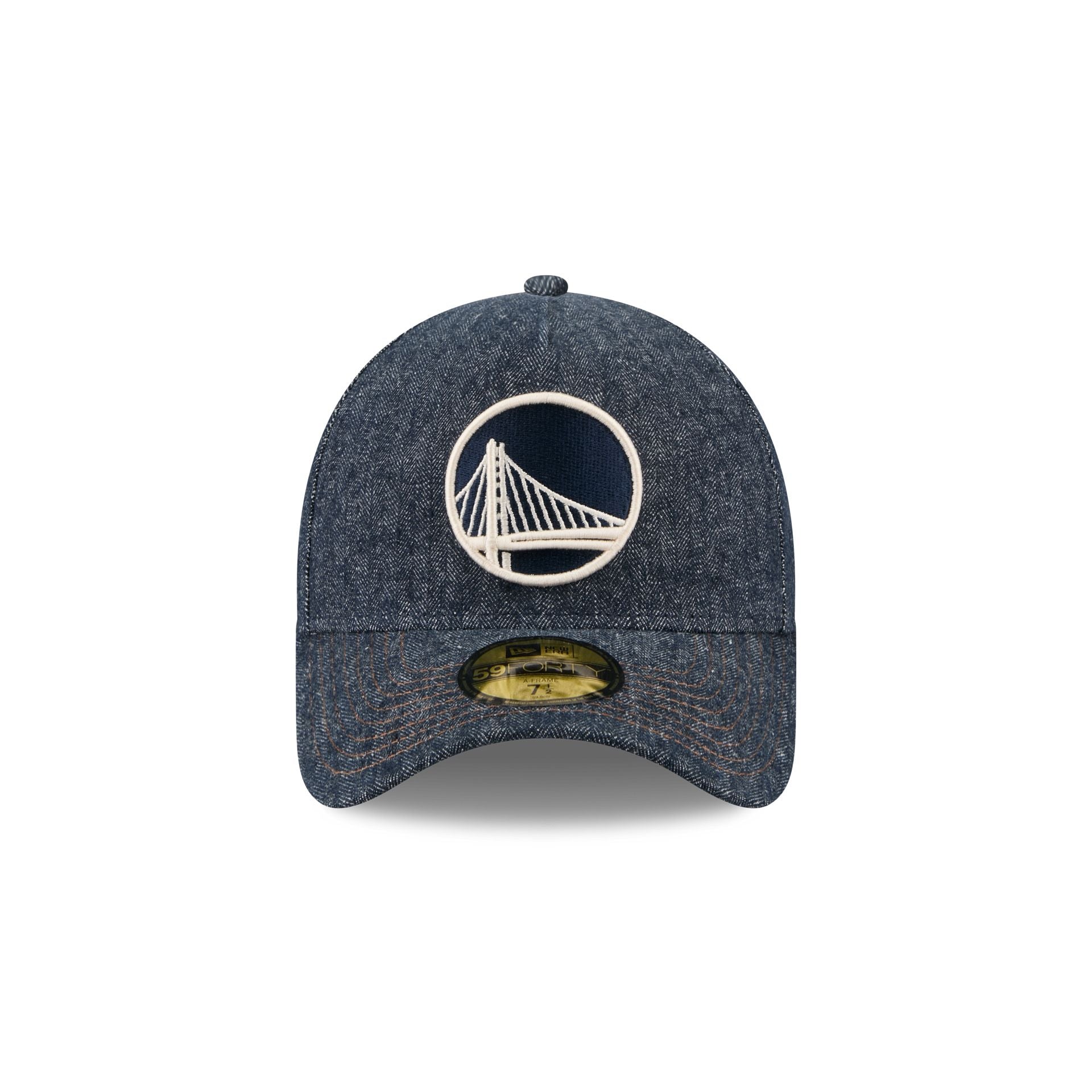 Golden State Warriors Denim 59FORTY A-Frame Fitted Hat