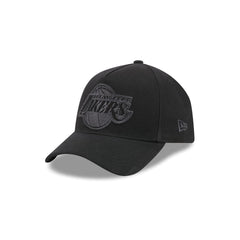 Los Angeles Lakers Waxed Canvas Black 59FORTY A-Frame Fitted Hat