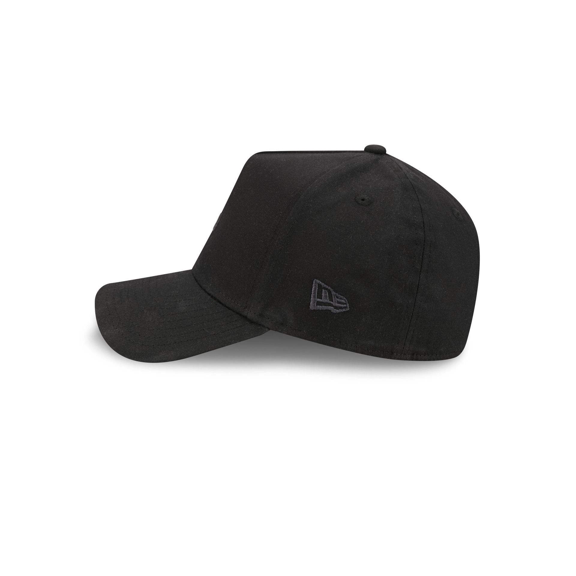 Los Angeles Dodgers Waxed Canvas Black 59FORTY A-Frame Fitted Hat