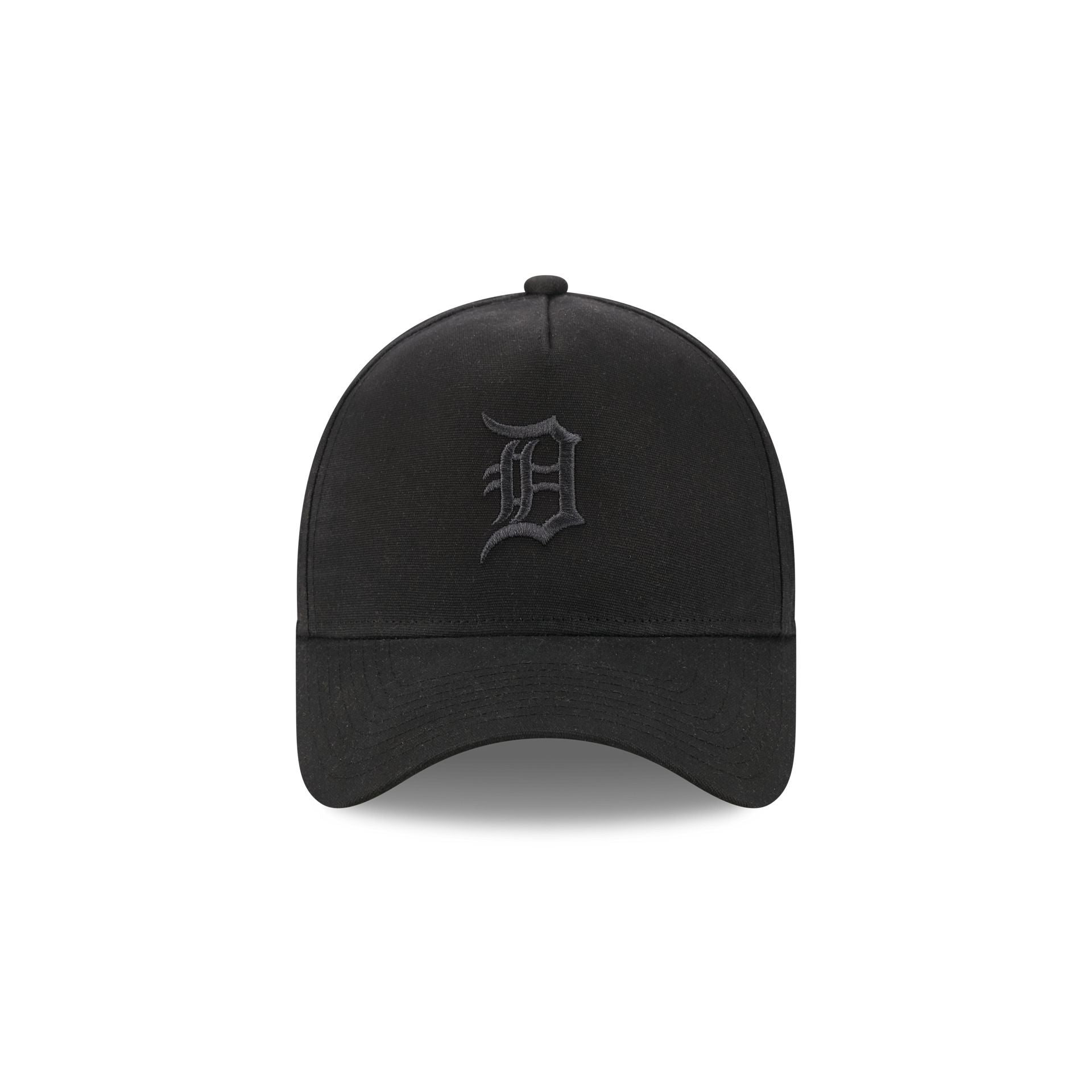 Detroit Tigers Waxed Canvas Black 59FORTY A-Frame Fitted Hat