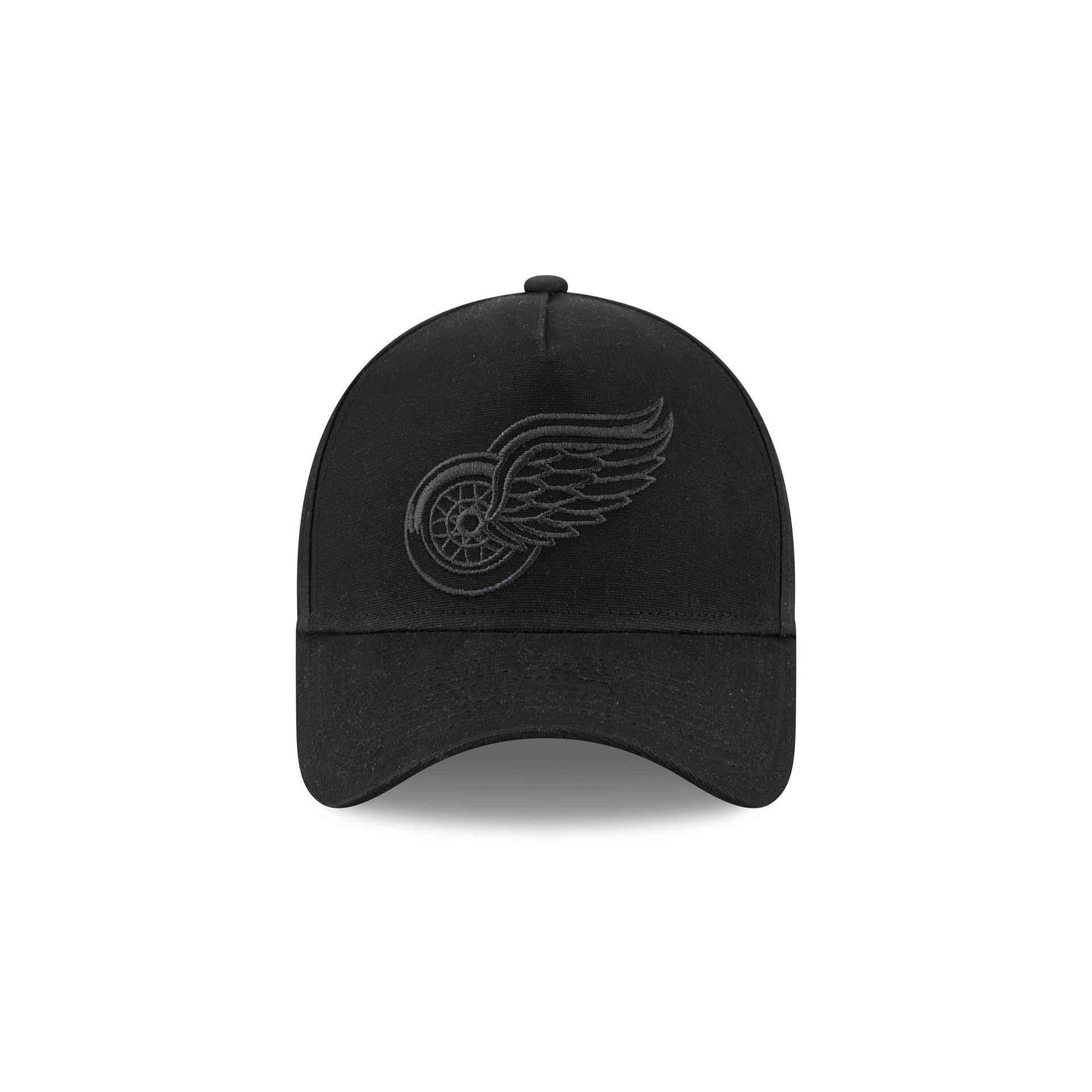 Detroit Red Wings Waxed Canvas Black 59FORTY A-Frame Fitted Hat