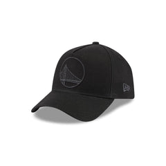 Golden State Warriors Waxed Canvas Black 59FORTY A-Frame Fitted Hat
