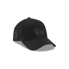 Golden State Warriors Waxed Canvas Black 59FORTY A-Frame Fitted Hat