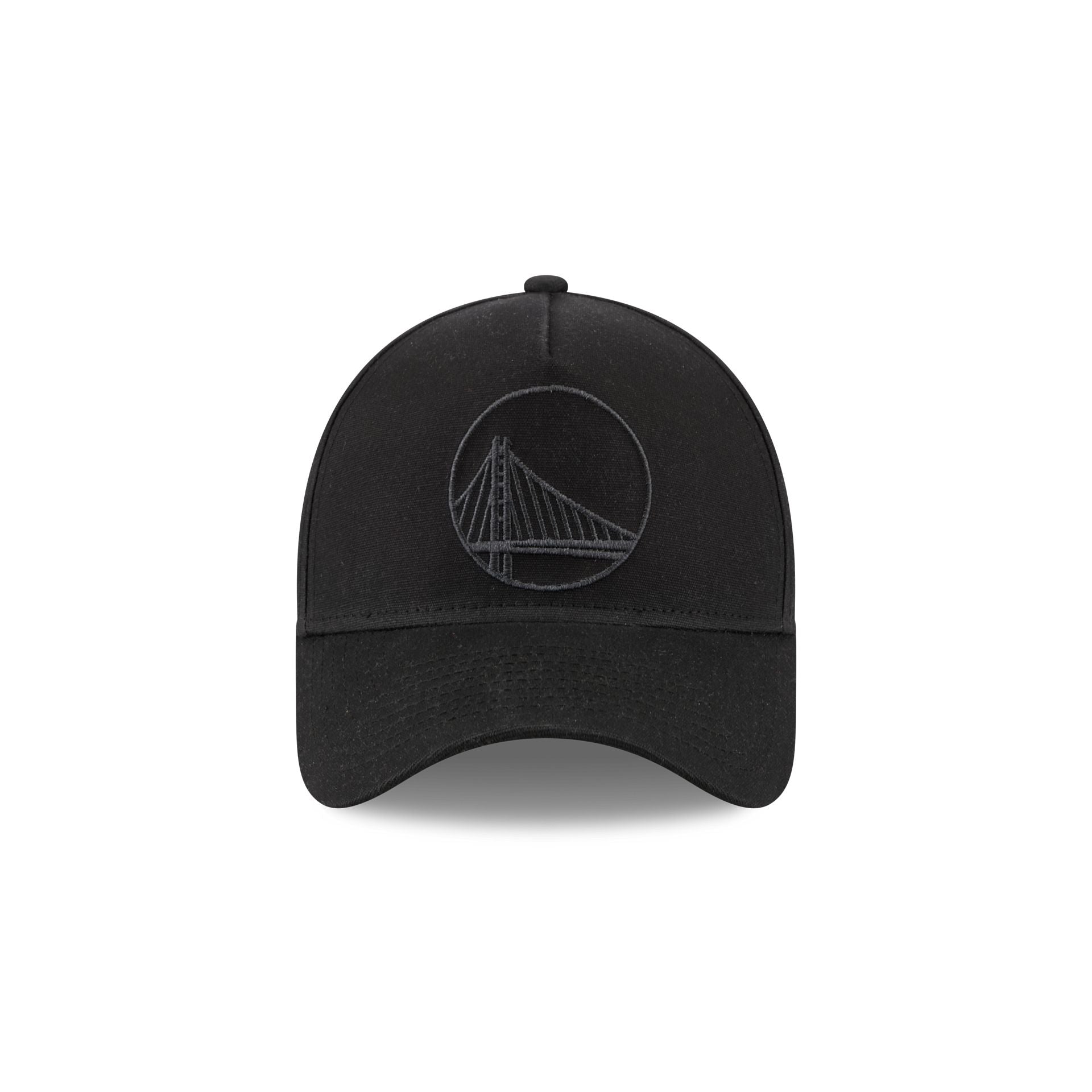 Golden State Warriors Waxed Canvas Black 59FORTY A-Frame Fitted Hat