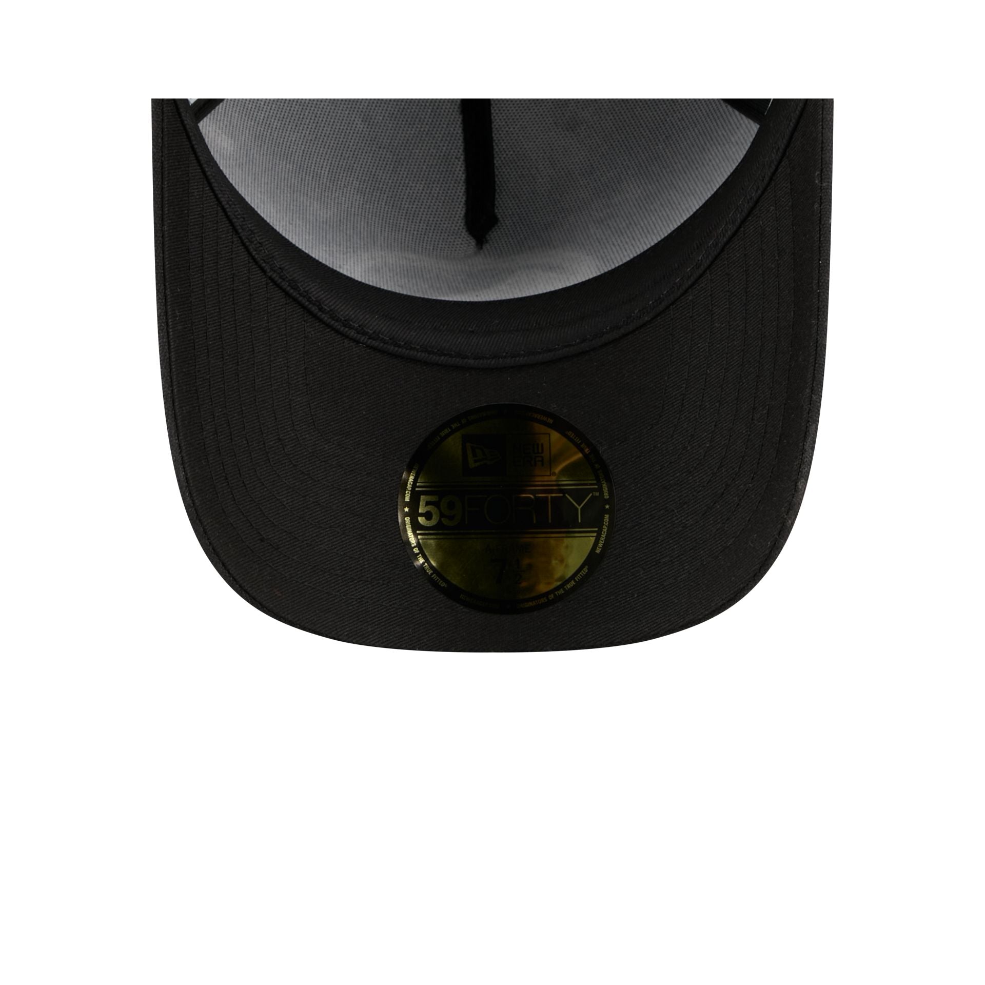 Golden State Warriors Waxed Canvas Black 59FORTY A-Frame Fitted Hat
