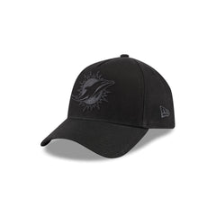 Miami Dolphins Waxed Canvas Black 59FORTY A-Frame Fitted Hat