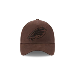 Philadelphia Eagles Waxed Canvas Brown 59FORTY A-Frame Fitted Hat