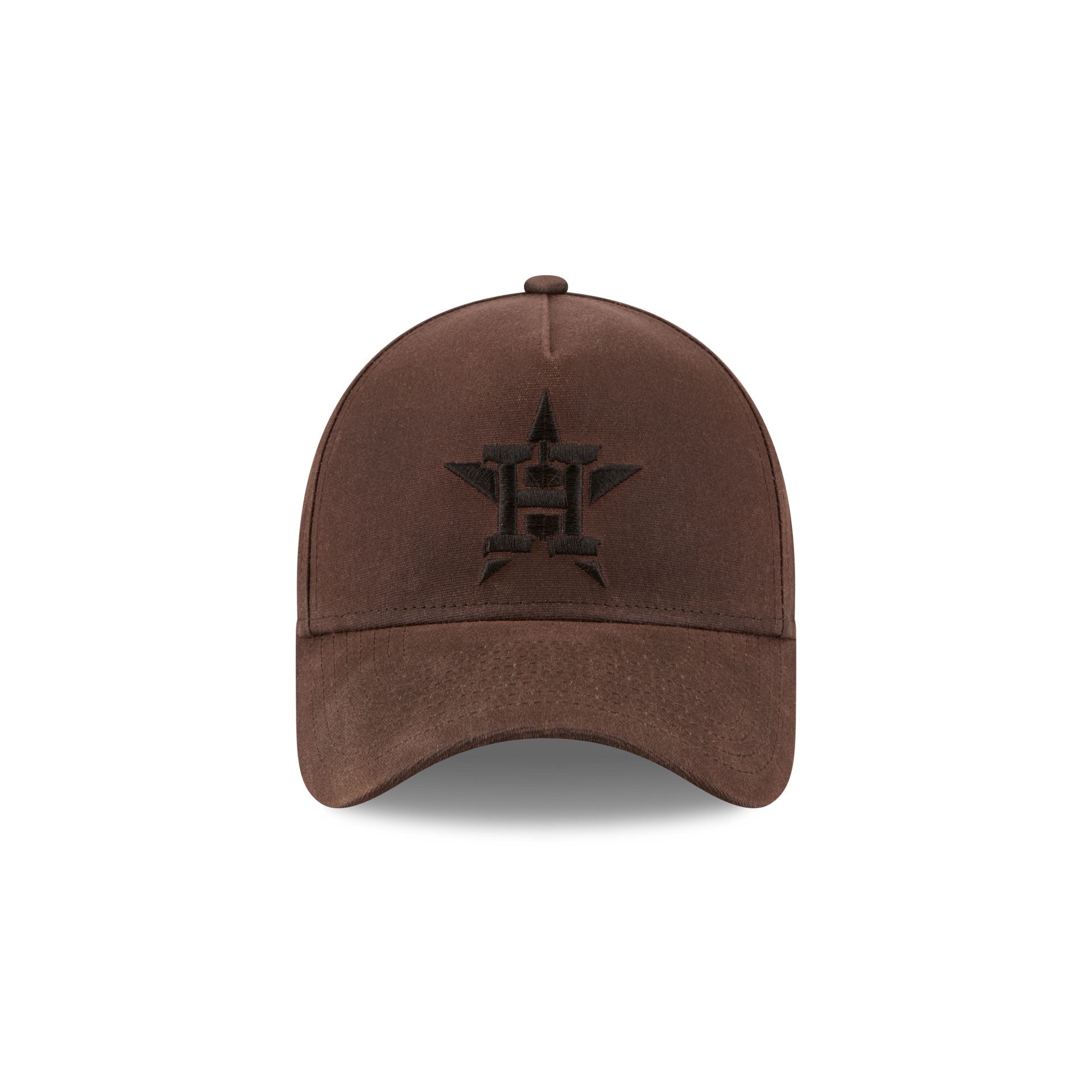 Houston Astros Waxed Canvas Brown 59FORTY A-Frame Fitted Hat