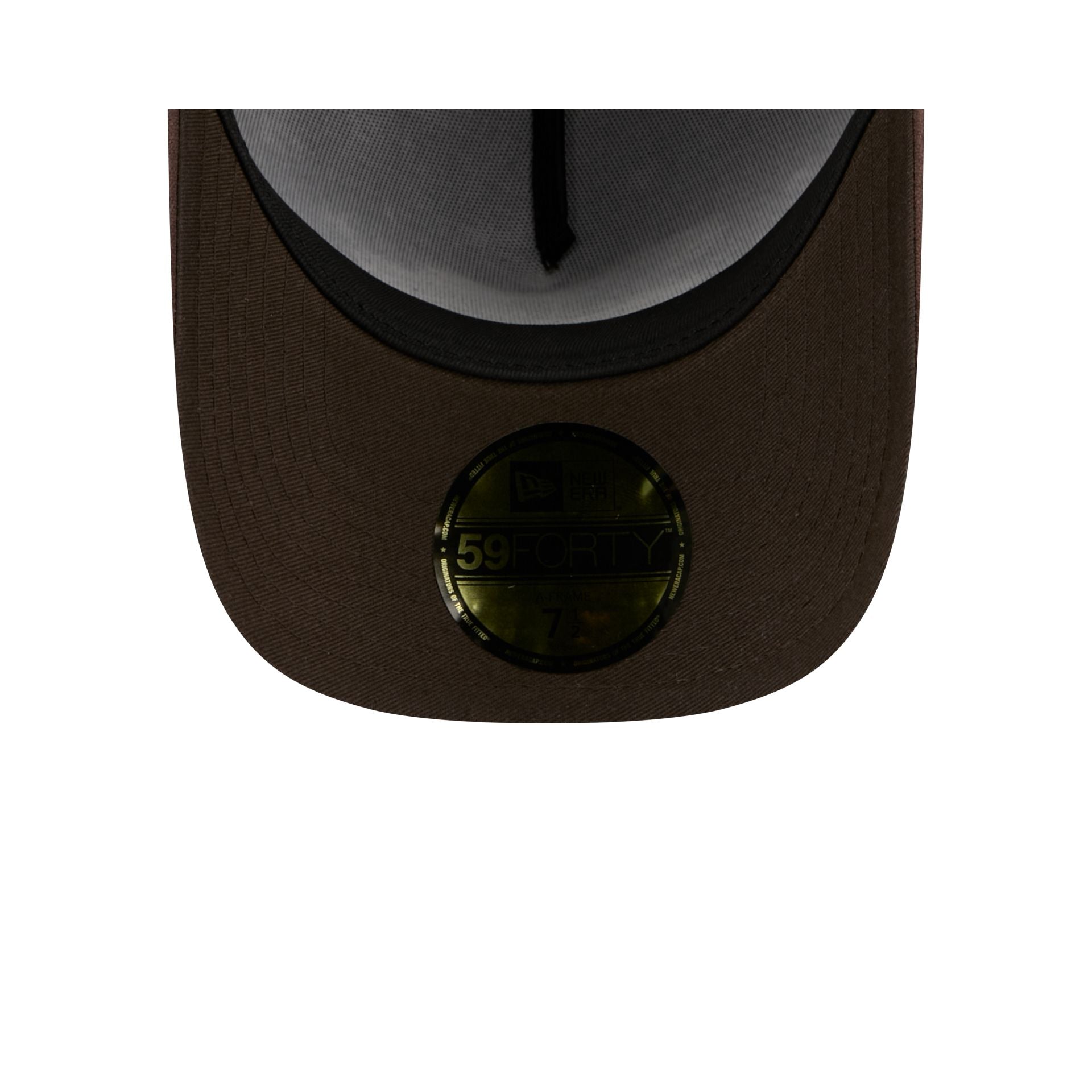 New York Knicks Waxed Canvas Brown 59FORTY A-Frame Fitted Hat