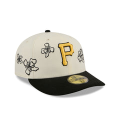 Pittsburgh Pirates Floral Outline 59FIFTY Fitted Hat