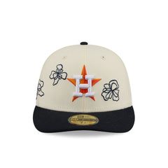 Houston Astros Floral Outline 59FIFTY Fitted Hat