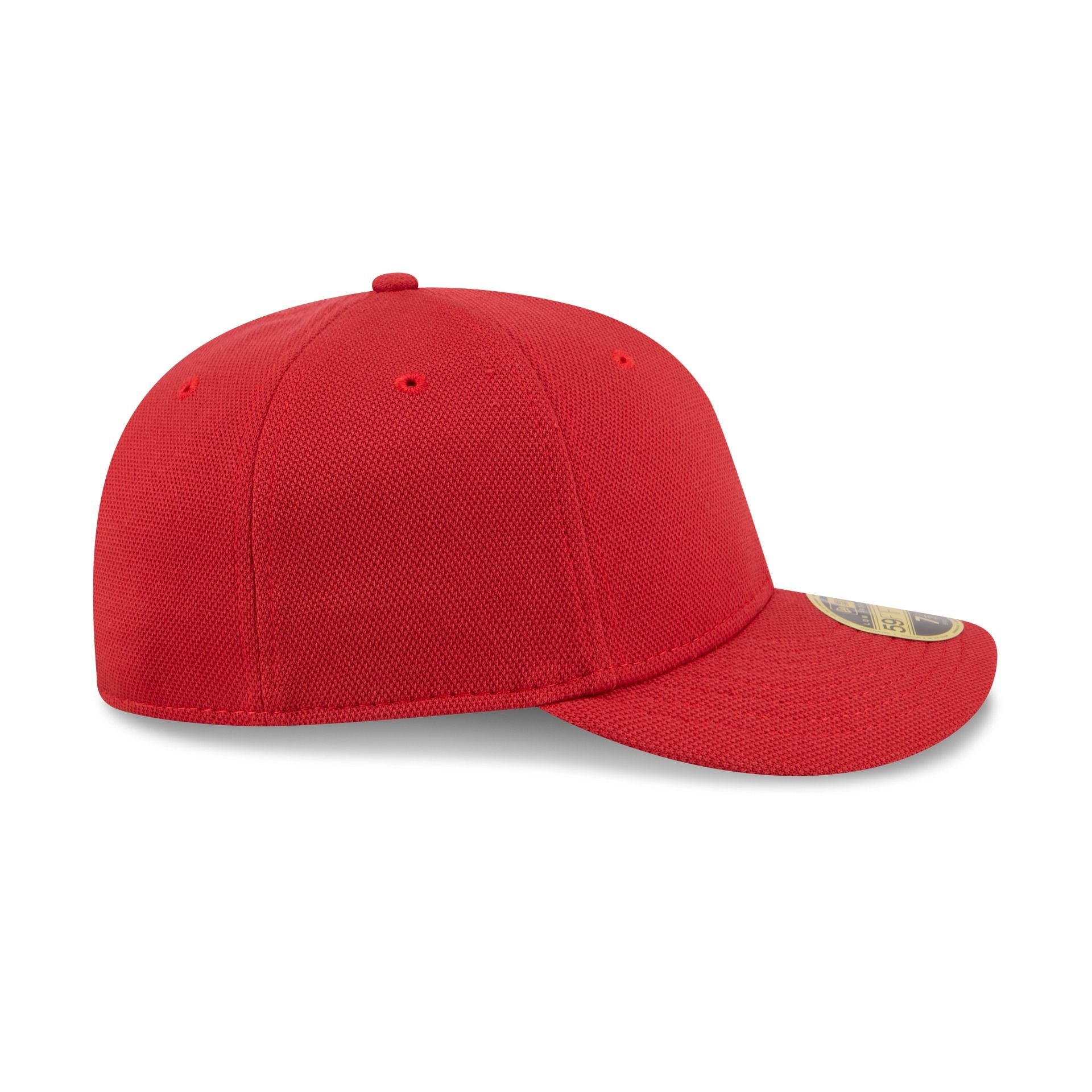 New Era Cap Scarlet Cotton Low Profile 59FIFTY Fitted Hat