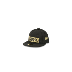 New Era Cap Gold Logo Mini 59FIFTY Fitted Hat