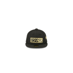 New Era Cap Gold Logo Mini 59FIFTY Fitted Hat