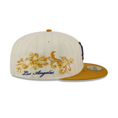 Los Angeles Dodgers Chrome Herringbone 59FIFTY Fitted Hat