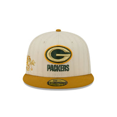 Green Bay Packers Chrome Herringbone 59FIFTY Fitted Hat