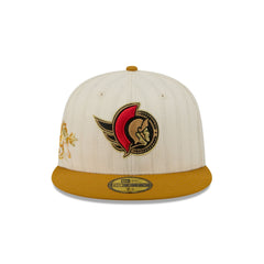 Ottawa Senators Chrome Herringbone 59FIFTY Fitted Hat