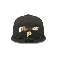 Philadelphia Phillies Gold Logo Rope Split Panel 59FIFTY Fitted Hat