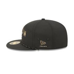 Houston Astros Gold Logo Rope Split Panel 59FIFTY Fitted Hat