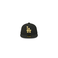 Los Angeles Dodgers Gold Logo Mini 59FIFTY Fitted Hat