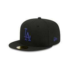 Los Angeles Dodgers Black Basic 59FIFTY Fitted Hat