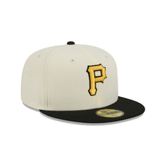 Pittsburgh Pirates Chrome White Basic 59FIFTY Fitted Hat