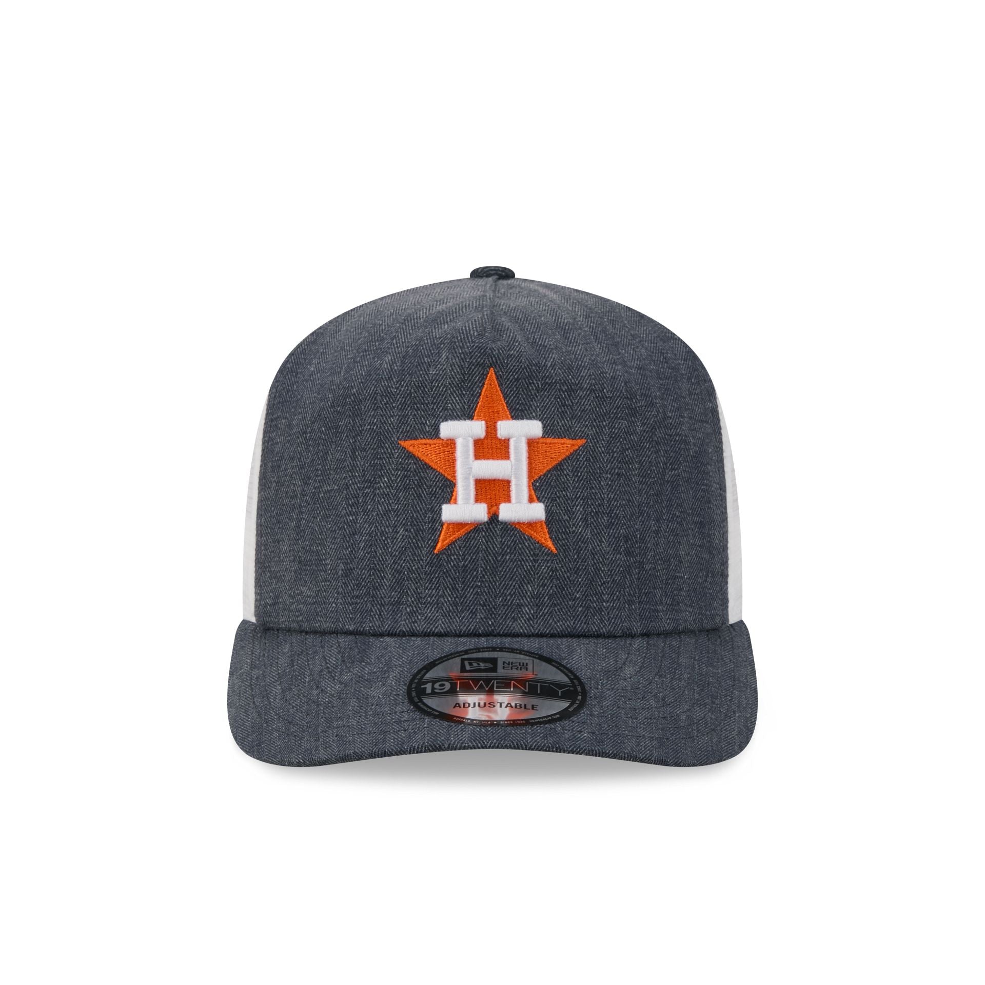 Houston Astros Herringbone Team Colors 19TWENTY Trucker Hat