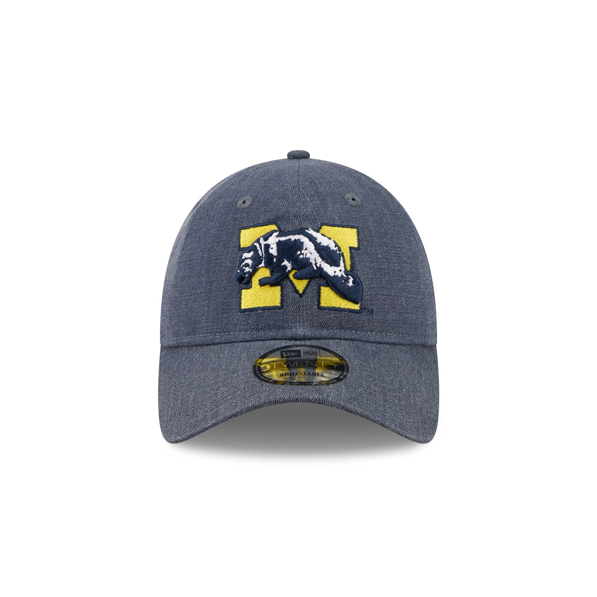 Michigan Wolverines Herringbone Team Colors 9TWENTY Adjustable Hat