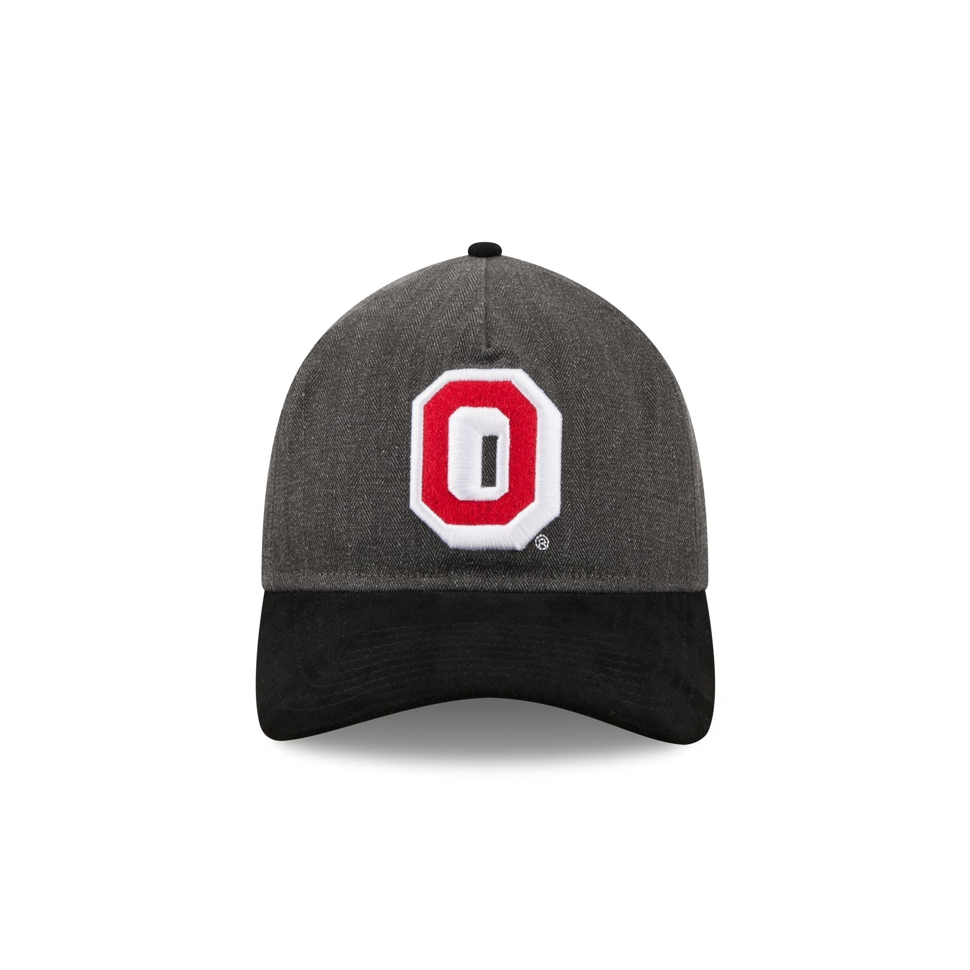 Ohio State Buckeyes Herringbone Team Colors 9TWENTY A-Frame Adjustable Hat