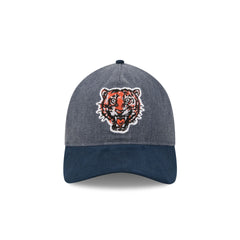 Detroit Tigers Herringbone Team Colors 9TWENTY A-Frame Adjustable Hat