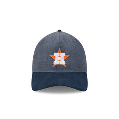 Houston Astros Herringbone Team Colors 9TWENTY A-Frame Adjustable Hat