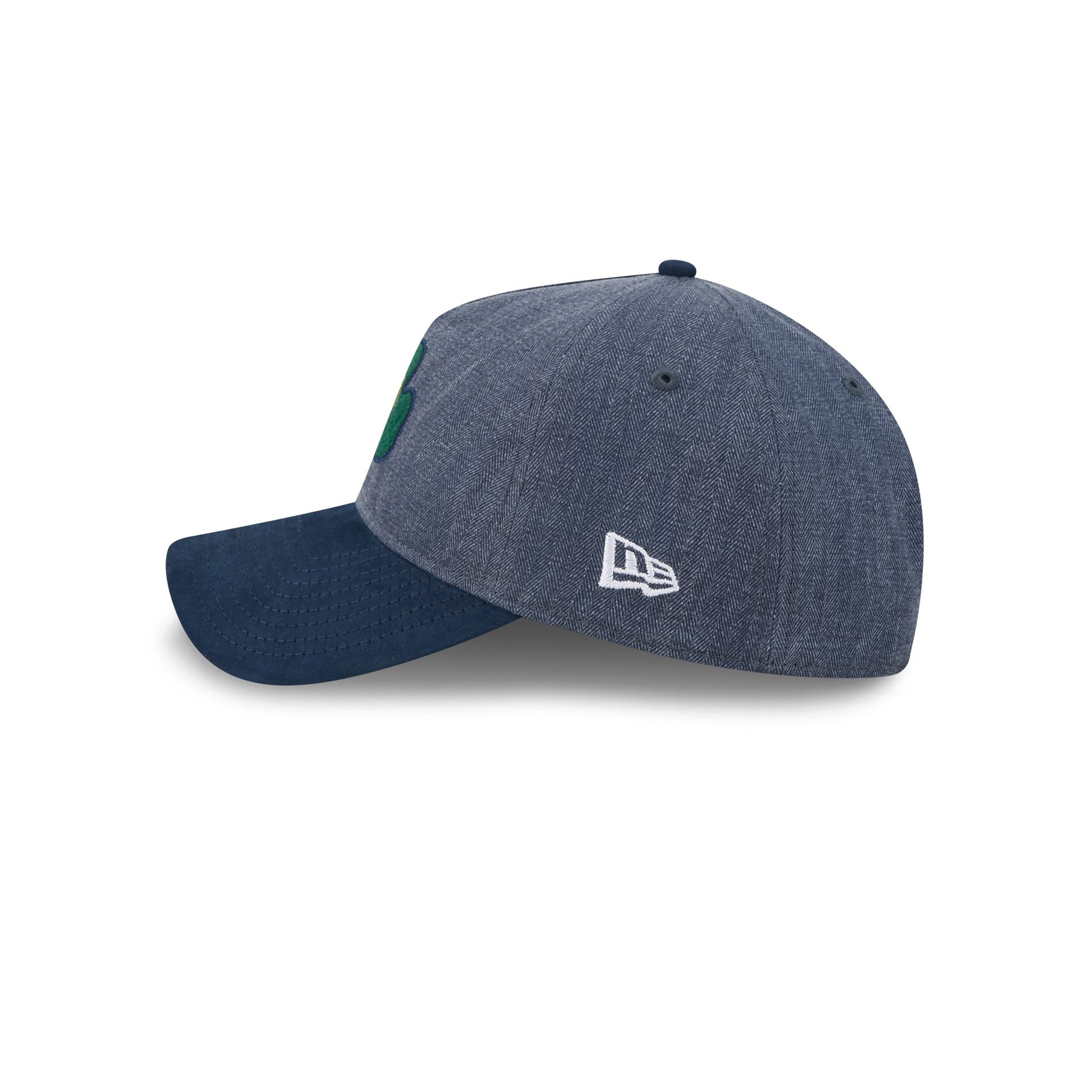 Notre Dame Fighting Irish Herringbone Team Colors 9TWENTY A-Frame Adjustable Hat