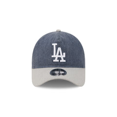 Los Angeles Dodgers Herringbone Team Colors 9FORTY A-Frame Adjustable Hat
