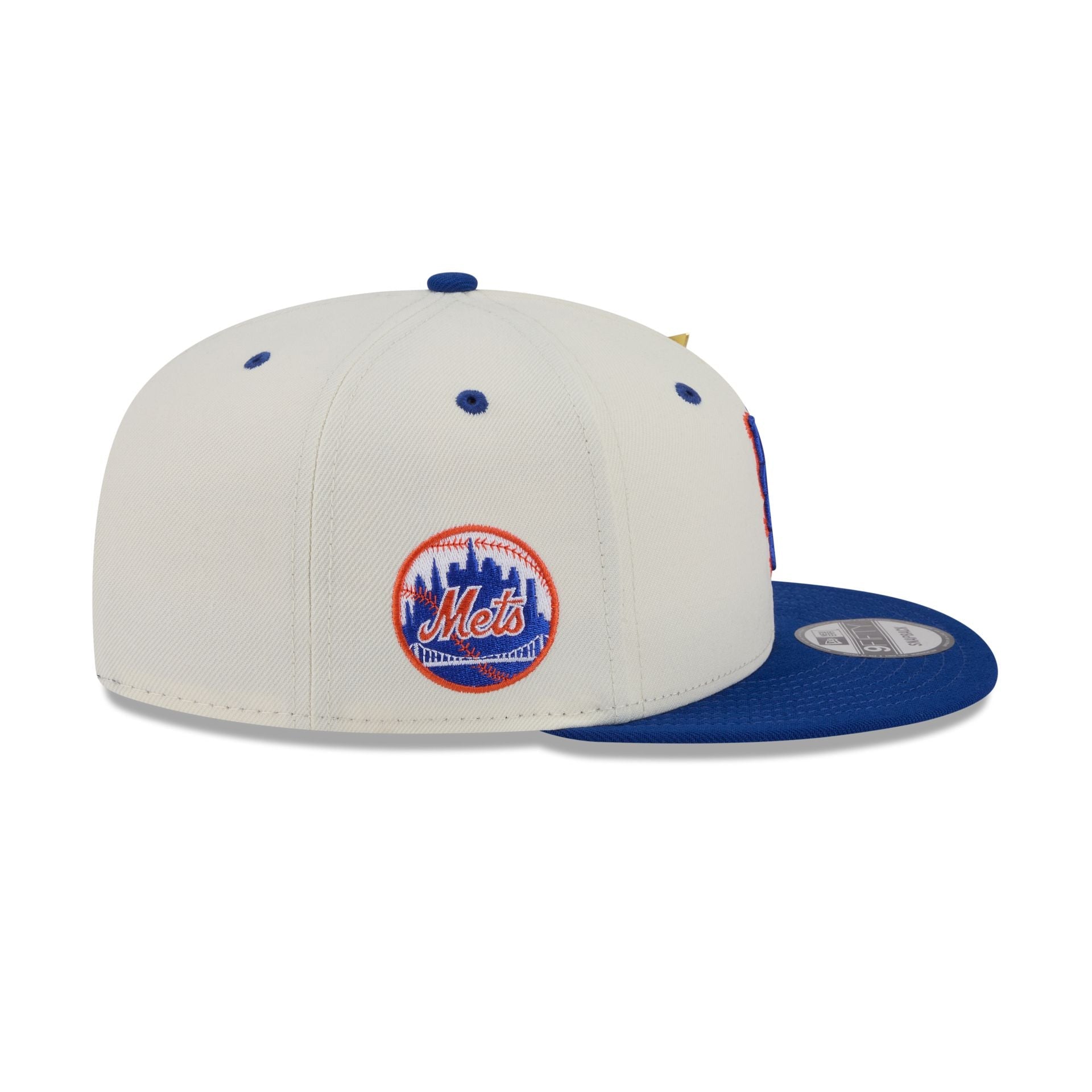 Paper Planes x New York Mets Chrome White 9FIFTY Snapback Hat