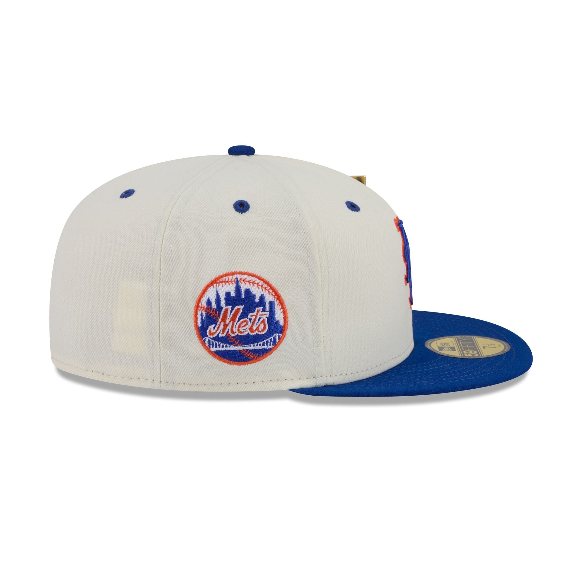 Paper Planes x New York Mets Chrome White 59FIFTY Fitted Hat