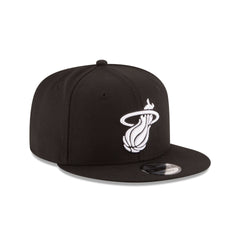 Miami Heat Basic Black 9FIFTY Snapback Hat