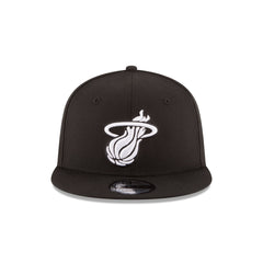 Miami Heat Basic Black 9FIFTY Snapback Hat