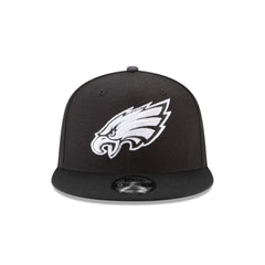Philadelphia Eagles Basic Black and White 9FIFTY Snapback Hat