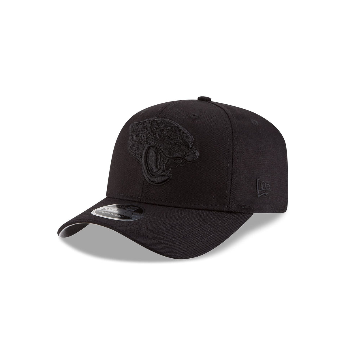 Jacksonville Jaguars Black On Black Stretch Snap 9FIFTY Snapback Hat