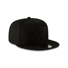 Philadelphia Eagles Basic Black on Black 9FIFTY Snapback Hat