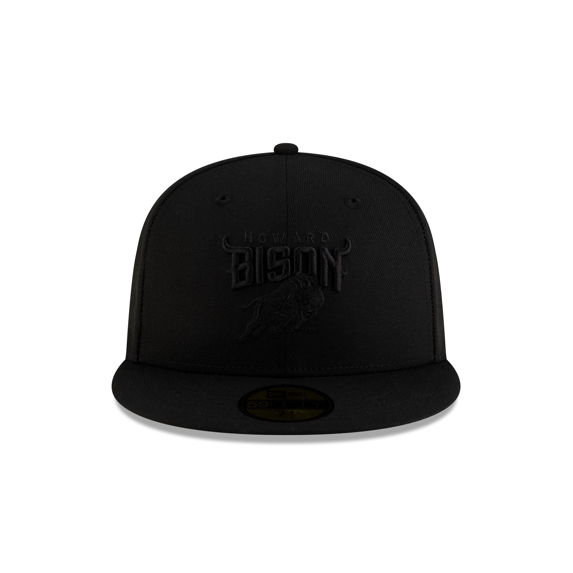 Howard Bison Black on Black 59FIFTY Fitted Hat