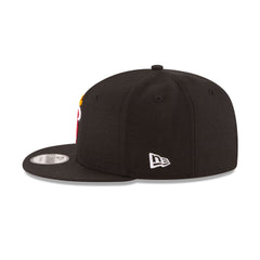 Miami Heat Black 9FIFTY Snapback Hat