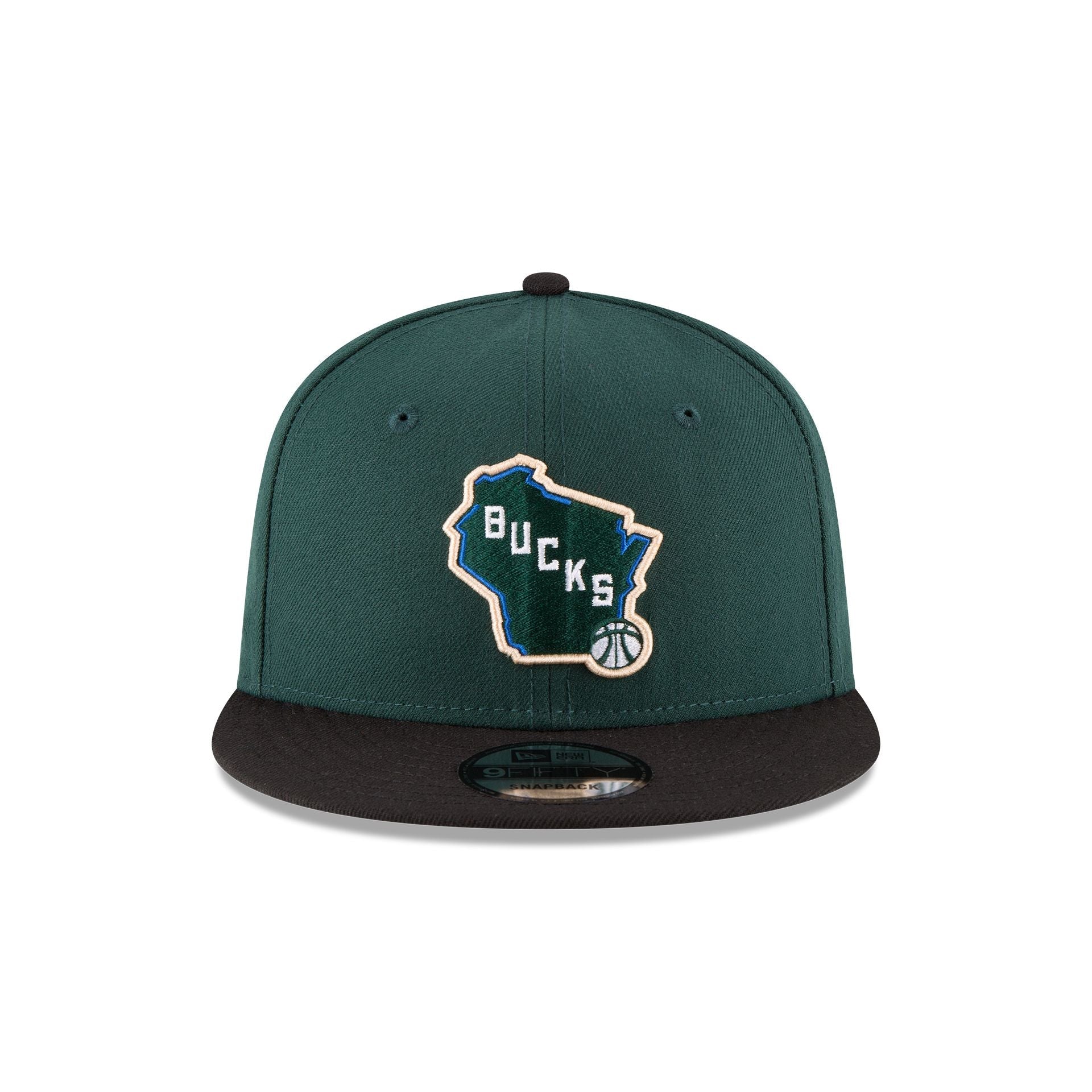 Milwaukee Bucks Basic Two Tone 9FIFTY Snapback Hat
