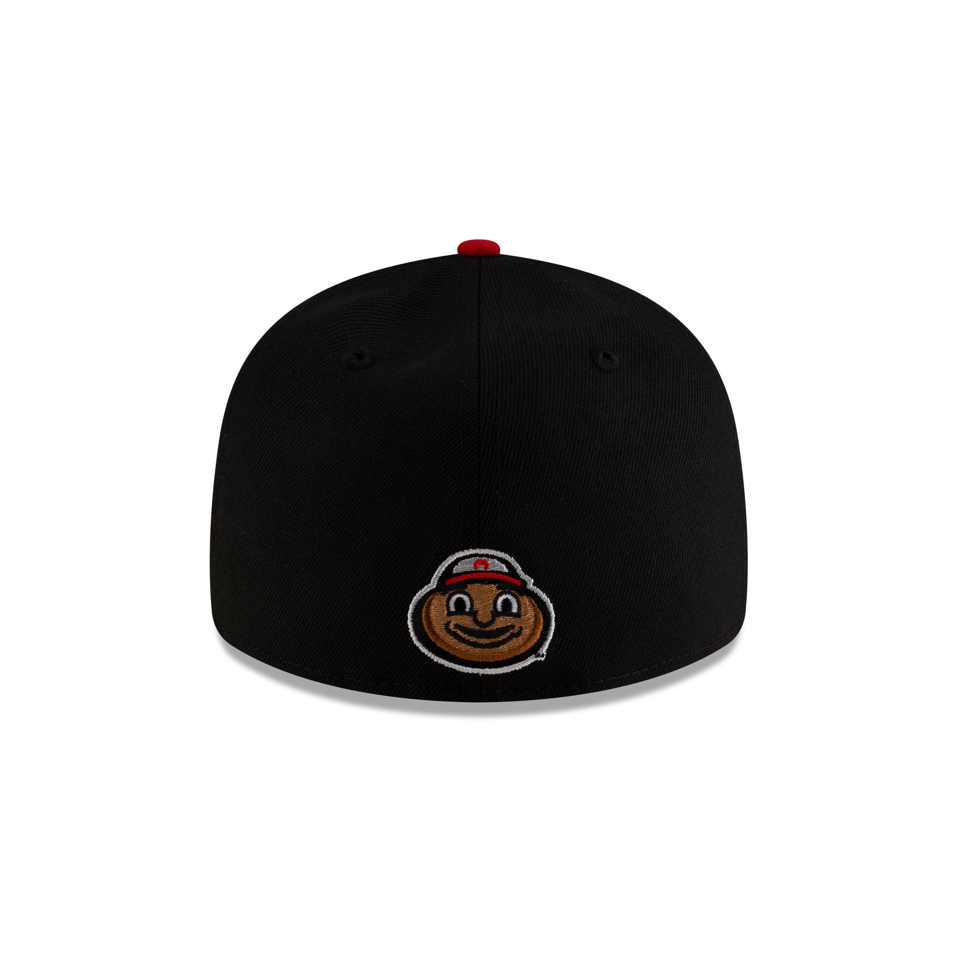 Ohio State Buckeyes Black Scarlet Low Profile 59FIFTY Fitted